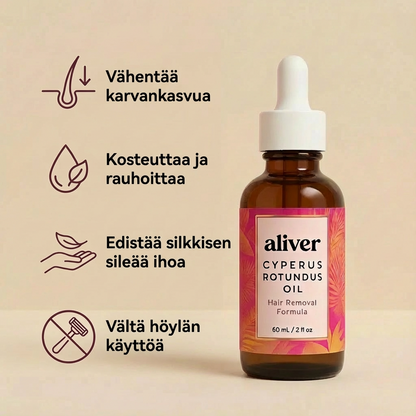 Karvanpoistoöljy – Luonnollisen sileä ja karvaton